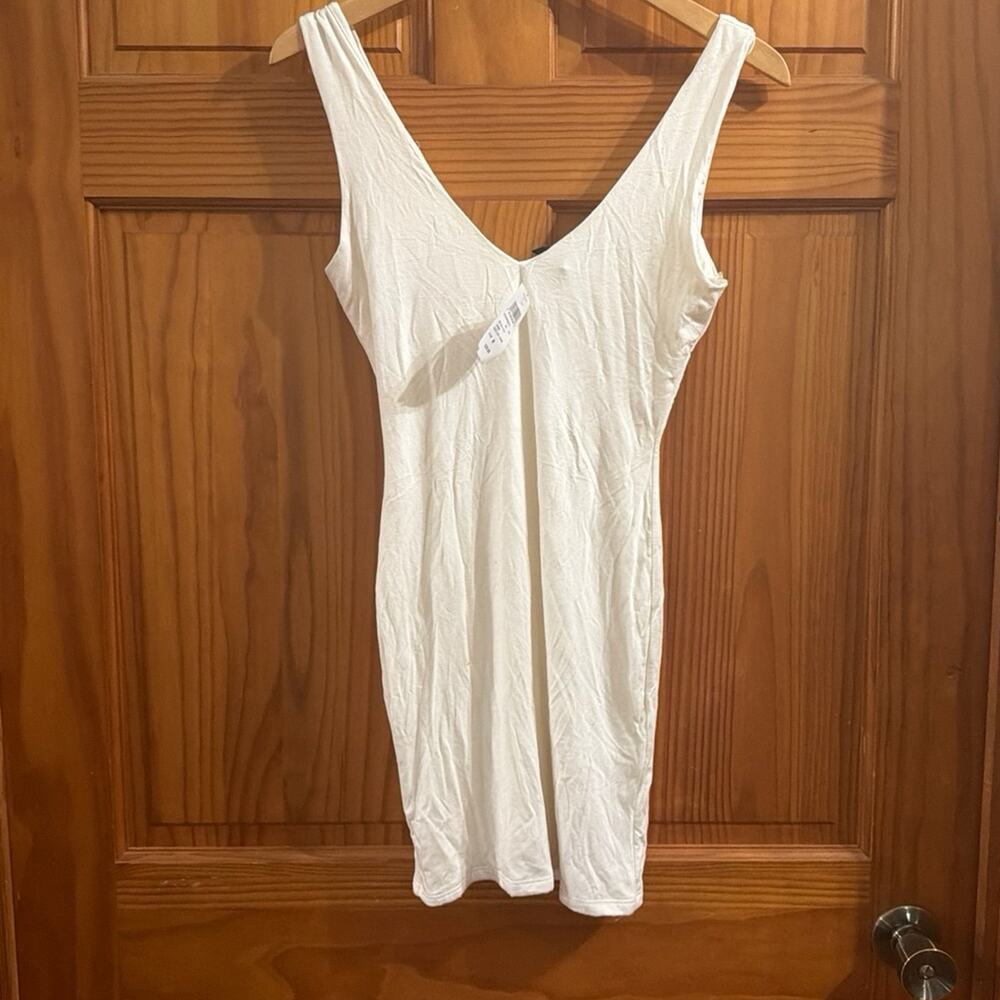 Women's Windsor White V-Neck Tank Top Dress Size M